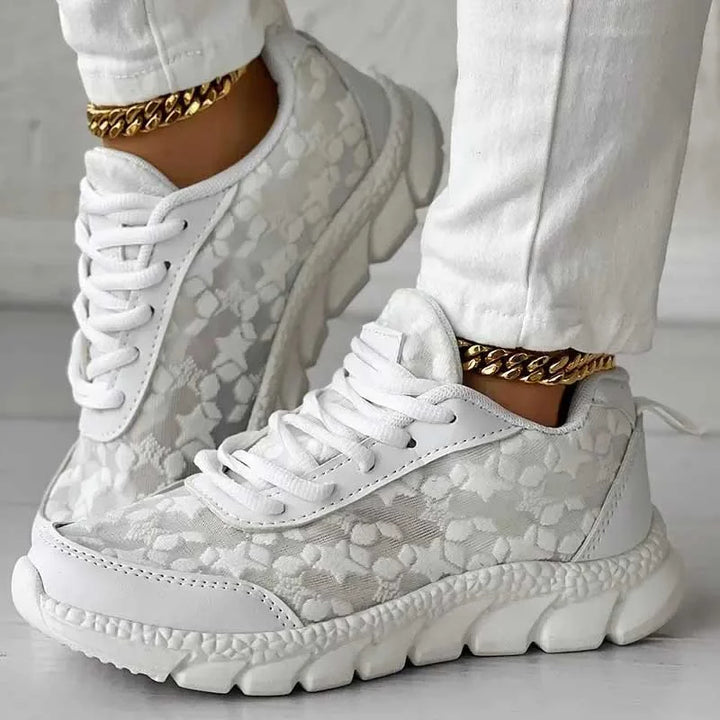 Luxe dames sneaker, orthopedisch, comfortabel, met ergonomisch design, van ademend mesh voor stijlvolle ondersteuning
