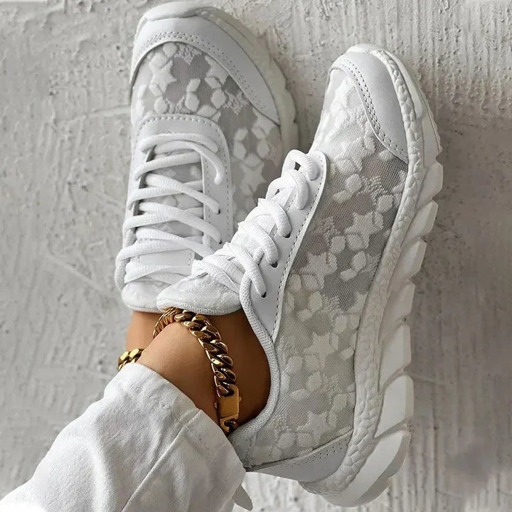 Luxe dames sneaker, orthopedisch, comfortabel, met ergonomisch design, van ademend mesh voor stijlvolle ondersteuning