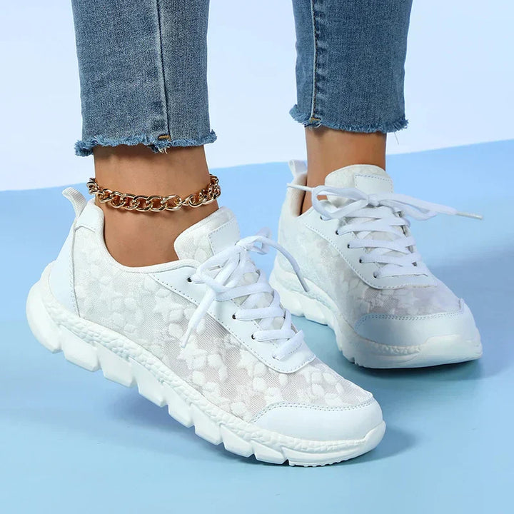 Luxe dames sneaker, orthopedisch, comfortabel, met ergonomisch design, van ademend mesh voor stijlvolle ondersteuning