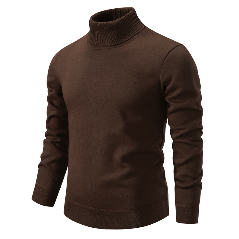 Mannen coltrui van zachte 100% scheerwol, ideaal voor warmte en comfort in winter en herfst.