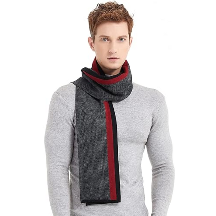 Ryan kasjmier wintersjaal, stijlvolle warmte voor mannen, luxe winter accessoire.