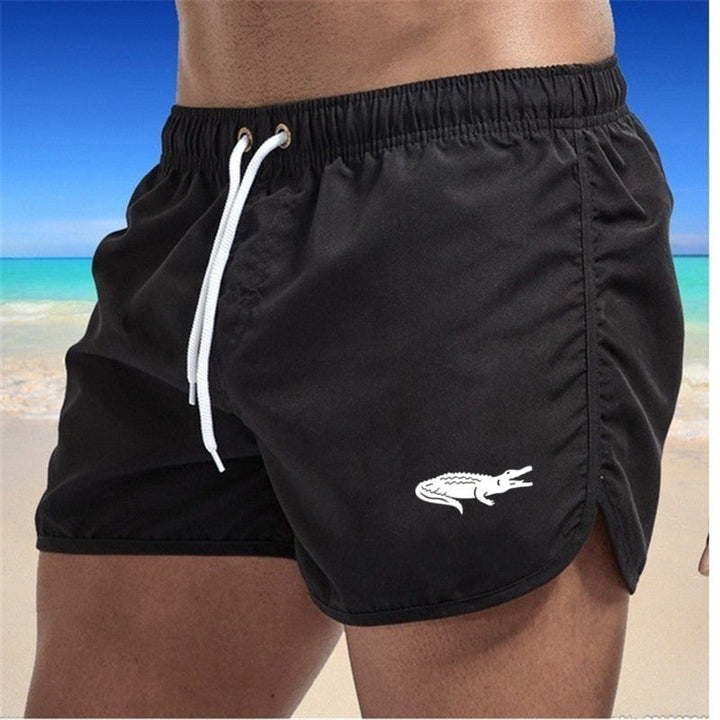 Dames multikleurige sportshorts voor strandactiviteiten, gemaakt van lichte, elastische stoffen met een veelzijdig, opvallend design.
