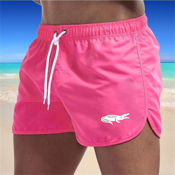 Dames multikleurige sportshorts voor strandactiviteiten, gemaakt van lichte, elastische stoffen met een veelzijdig, opvallend design.
