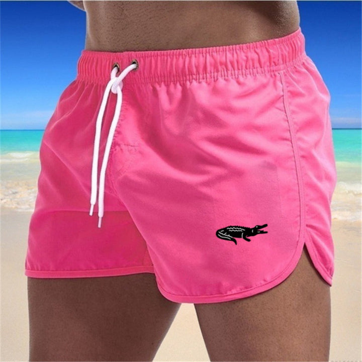 Dames multikleurige sportshorts voor strandactiviteiten, gemaakt van lichte, elastische stoffen met een veelzijdig, opvallend design.