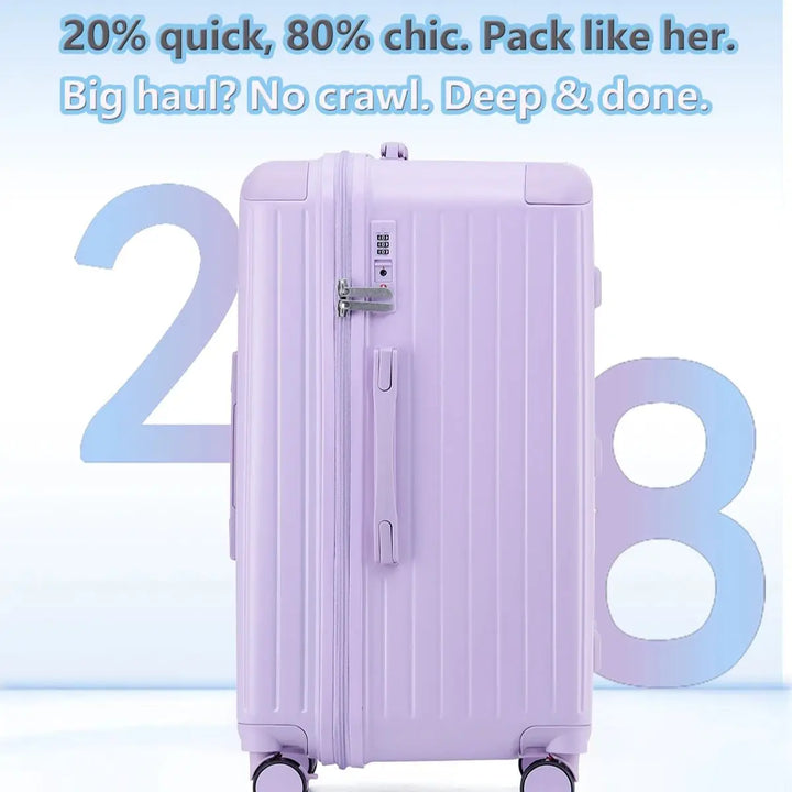 Milano Voyager robuuste koffer, essentiële handbagage of check-in voor reizigers.