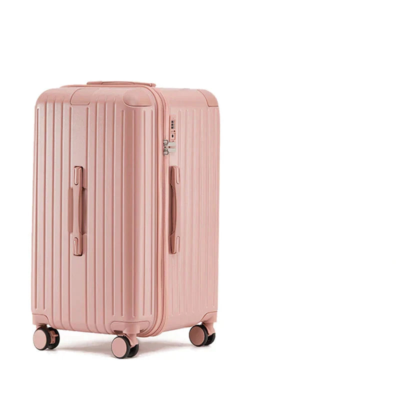 Milano Voyager koffer met georganiseerd interieur en pakriemen, handig voor al je bagage.