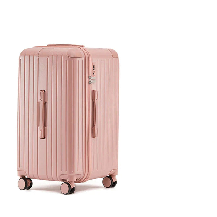 Milano Voyager koffer met georganiseerd interieur en pakriemen, handig voor al je bagage.