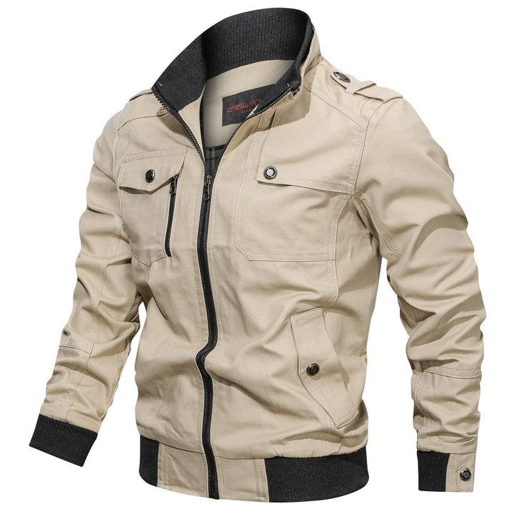 Militair heren winterjack, winddicht en warm, ideaal voor de koude herfst/winter.
