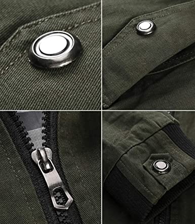 Stoer slim fit militair herenjack, warm en winddicht, perfect voor de moderne man in de winter.