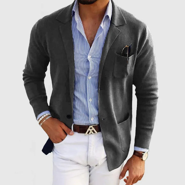 Casual Milo herenvest, perfect voor dagelijks comfort. Lange mouwen en zakken maken het veelzijdig voor mannenmode.