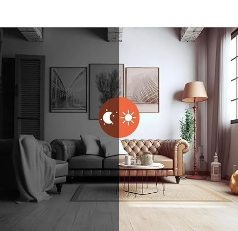 Draadloze mini beveiligingscamera 1080P Full HD met helder nachtzicht, voor 24/7 huisbewaking.
