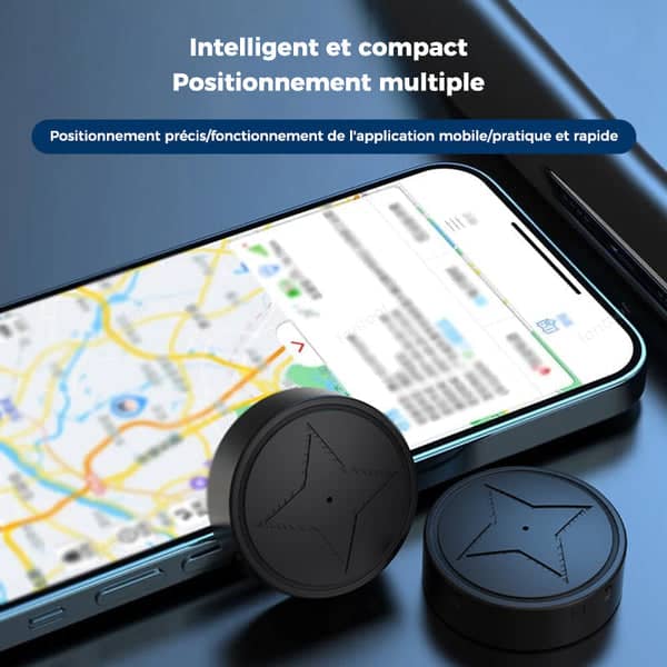 Kleine mini GPS tracker, perfect voor het beveiligen van waardevolle spullen en snelle locatiebepaling.