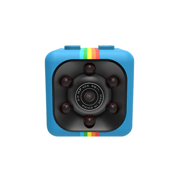 Compacte mini bewakingscamera met 1080p HD en nachtzicht voor discrete opnames overdag en 's nachts.