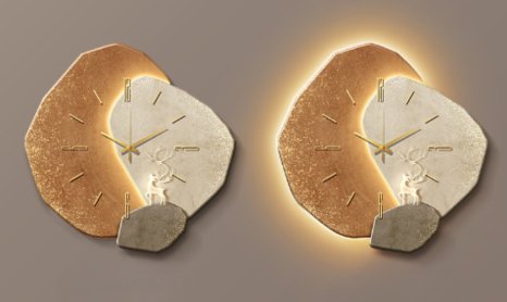 Minimalistische NordiqTime wandklok. Modern design met stille beweging, ideaal voor elke kamer.