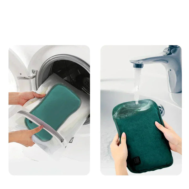 Draagbaar USB-verwarmingskussen 30x20 cm, zacht materiaal, USB-aansluiting, ideaal voor warmte onderweg en ontspanning op koude dagen