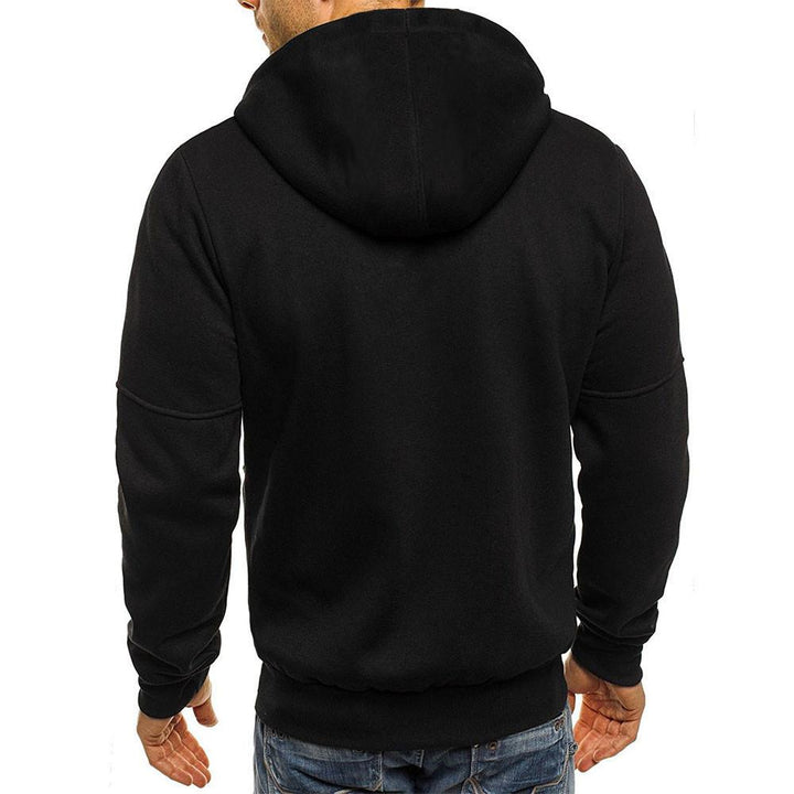 Modieus sweatshirt-jack met capuchon, gemaakt van ademende stof, in een casual stijl met een eenvoudige ritssluiting
