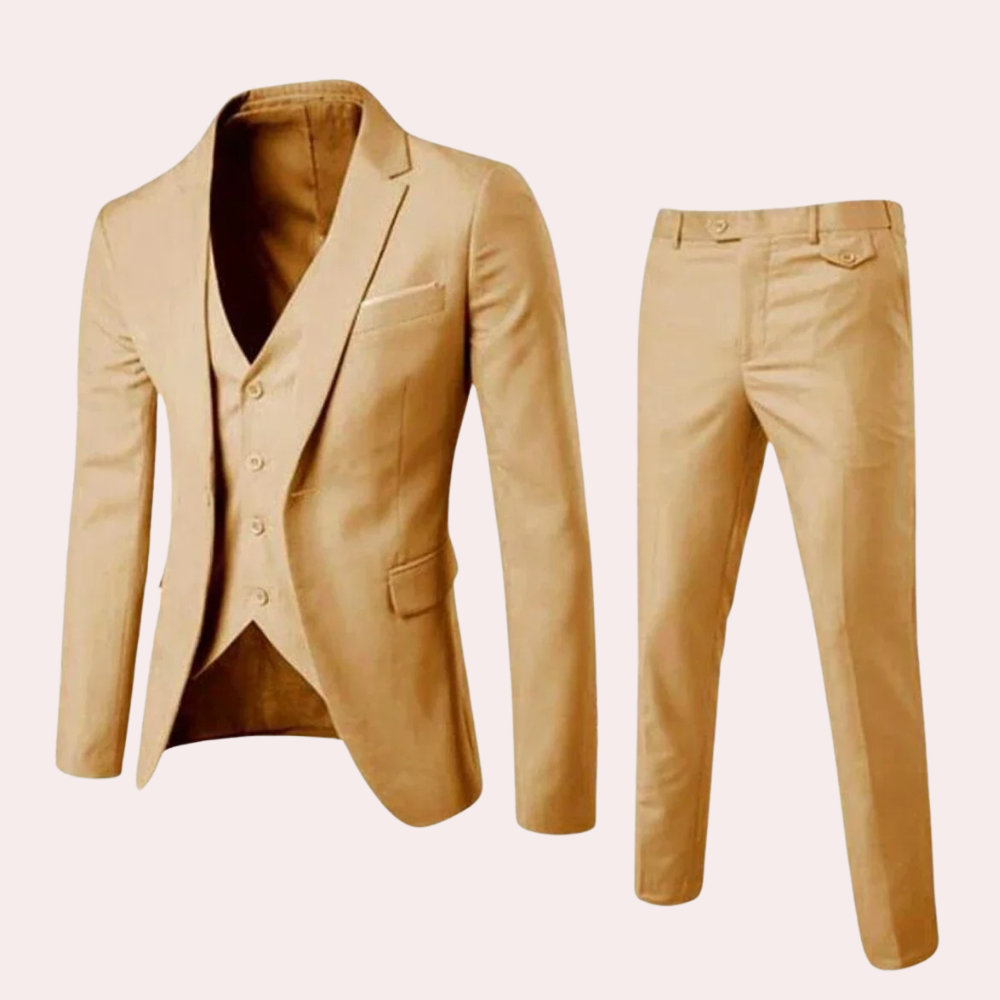 Stijlvol Maxim herenpak, ideaal voor een zakelijke meeting of formele gelegenheid. Elegant en comfortabel.