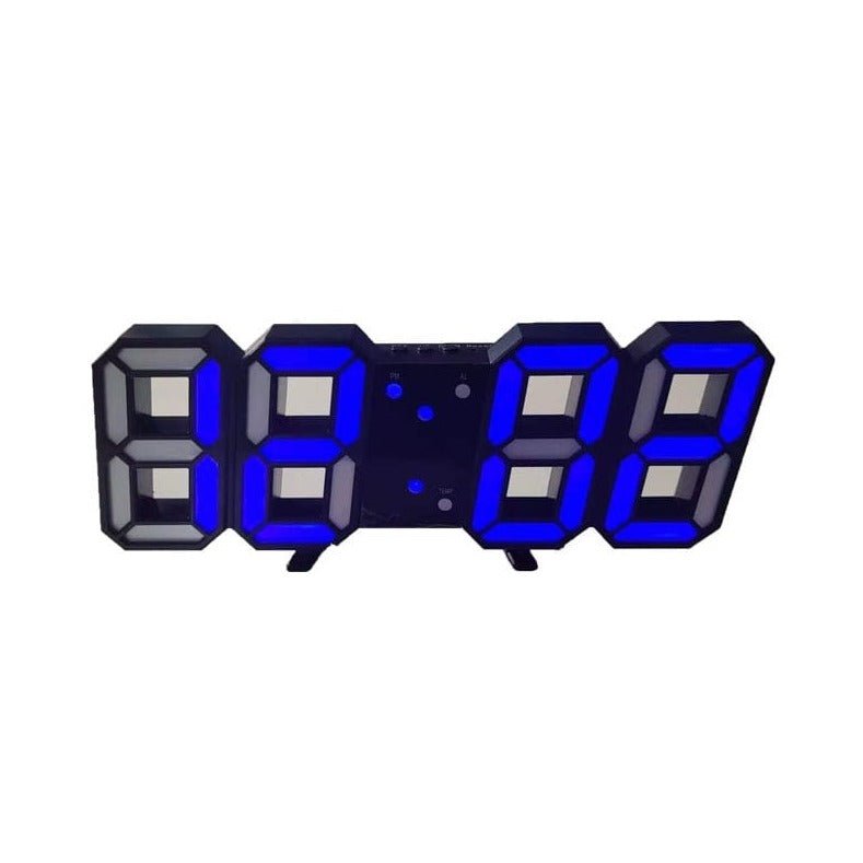 Moderne 3D LED wandklok, dimbaar, minimalistisch design, veelzijdig voor woonkamer, kantoor en slaapkamer