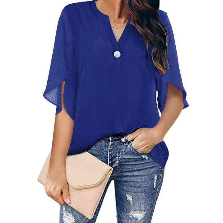 Comfortabele AstridTop casual blouse voor dames. Ideaal voor dagelijks gebruik, zacht en veelzijdig.