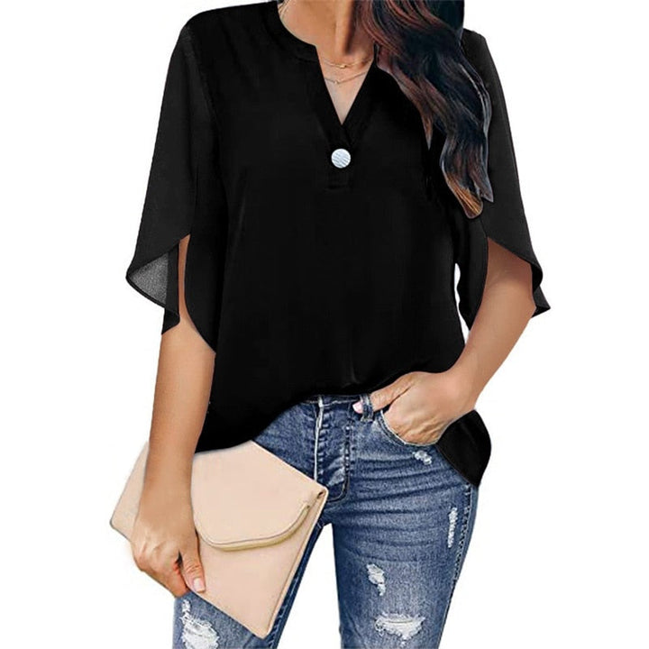 Chique AstridTop damesblouse, perfect voor kantoor of avondje uit. Modieus en veelzijdige trendy top.