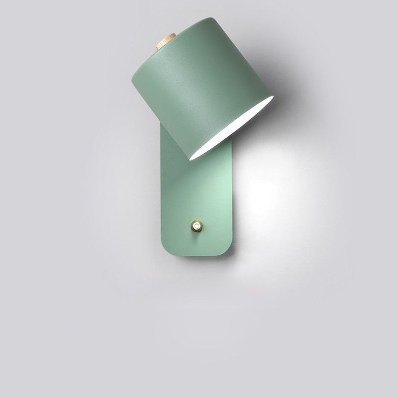 Dubbele witte LED wandlamp, modern design met schakelaar