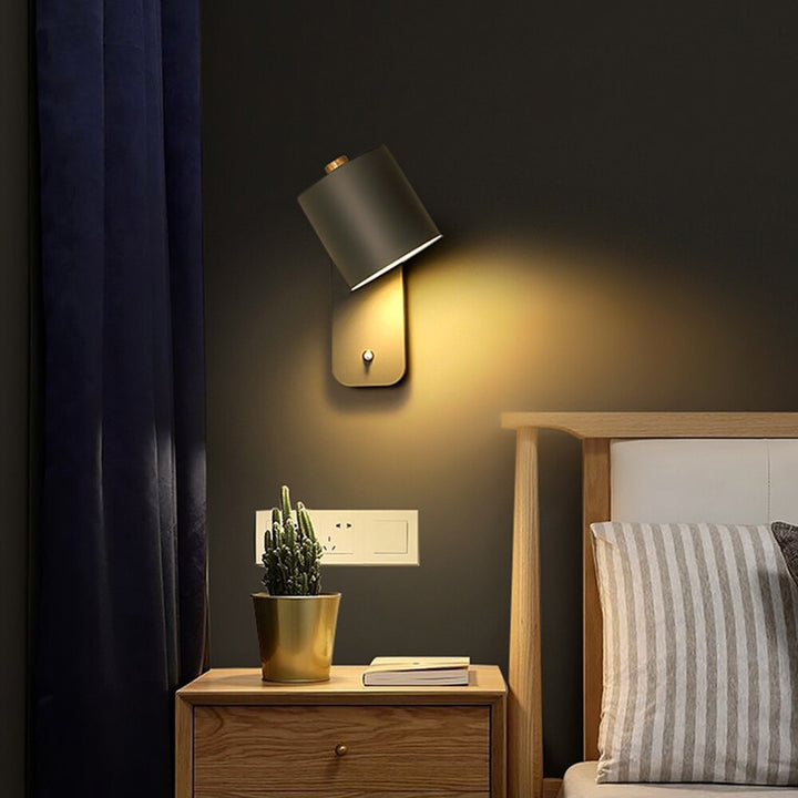 Set moderne LED wandlampen, verschillende kleuren getoond