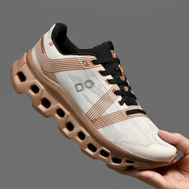 Moderne herensneaker: licht, ademend, stevig met PU-zool. Perfect voor sport en vrije tijd.