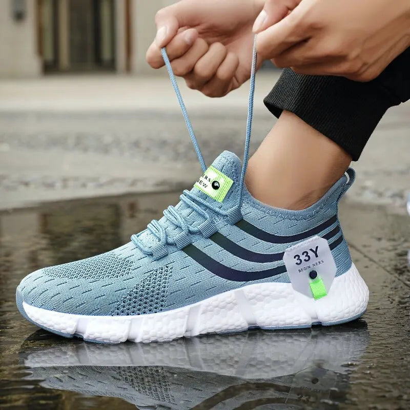 Comfortabele heren sneaker, ideaal voor een onbelemmerde bewegingsvrijheid.