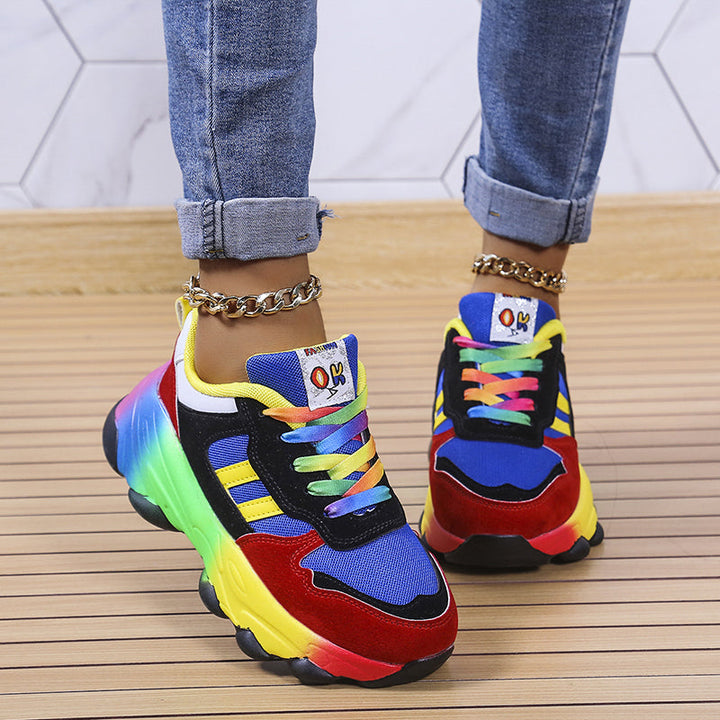 Moderne orthopedische sportschoenen voor dames, stijlvol en comfortabel, met antislipzolen en een eigentijds design.