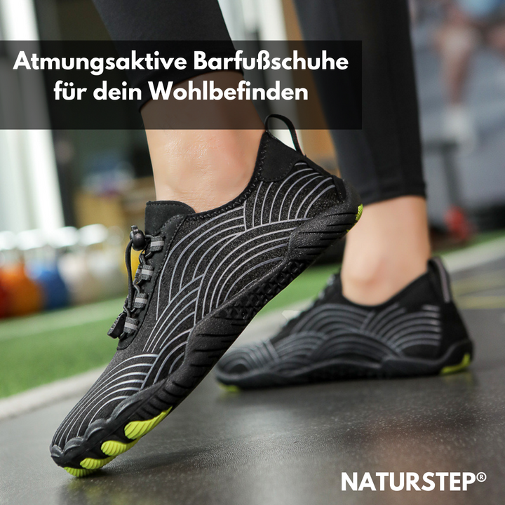 Stijlvolle en ergonomische unisex barefoot schoenen in het wit, zwart, grijs of babyblauw, perfecte pasvorm en comfort