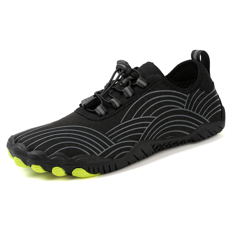 Stijlvolle en ergonomische unisex barefoot schoenen in het wit, zwart, grijs of babyblauw, perfecte pasvorm en comfort