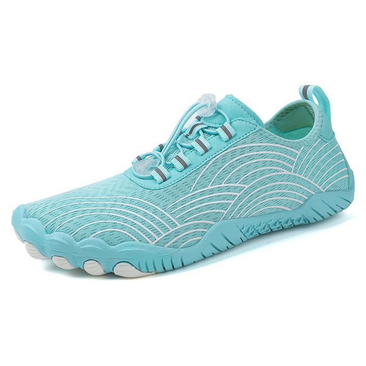 Stijlvolle en ergonomische unisex barefoot schoenen in het wit, zwart, grijs of babyblauw, perfecte pasvorm en comfort