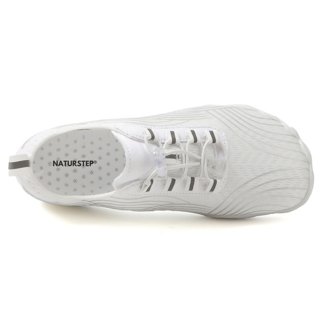 Stijlvolle en ergonomische unisex barefoot schoenen in het wit, zwart, grijs of babyblauw, perfecte pasvorm en comfort