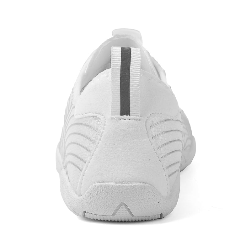 Stijlvolle en ergonomische unisex barefoot schoenen in het wit, zwart, grijs of babyblauw, perfecte pasvorm en comfort