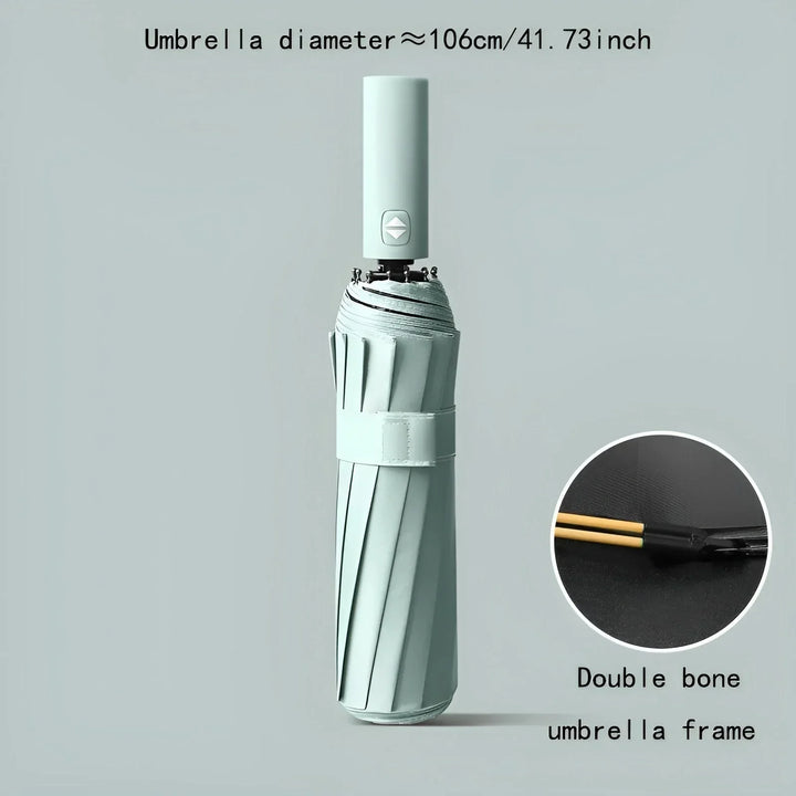 Moderne ecovriendelijke paraplu, UV-bescherming, waterdicht, recyclebare materialen, unisex accessoire