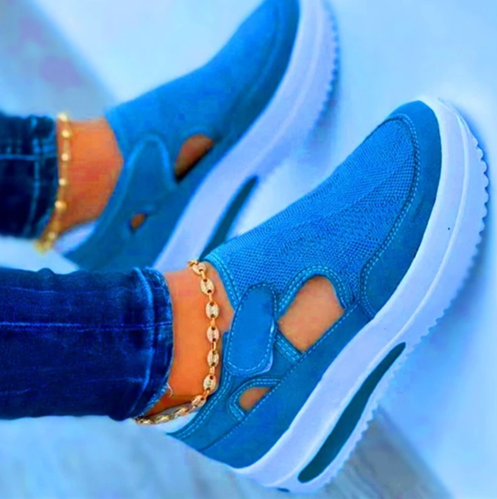 Roze Trimmz™ dames sportschoenen met klittenband, stijlvolle sneaker voor comfort en dagelijks gebruik.