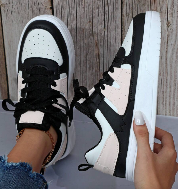 Dames sneakers met luipaardprint, in diverse kleuren, comfortabel en modieus, perfect voor elke outfit, een echte eyecatcher.