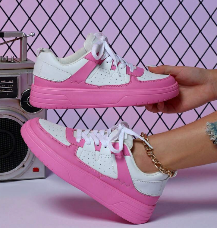 Dames sneakers met luipaardprint, in diverse kleuren, comfortabel en modieus, perfect voor elke outfit, een echte eyecatcher.