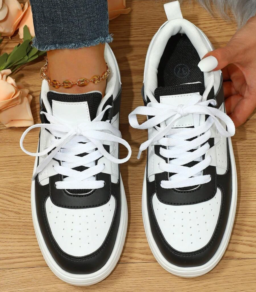 Dames sneakers met luipaardprint, in diverse kleuren, comfortabel en modieus, perfect voor elke outfit, een echte eyecatcher.