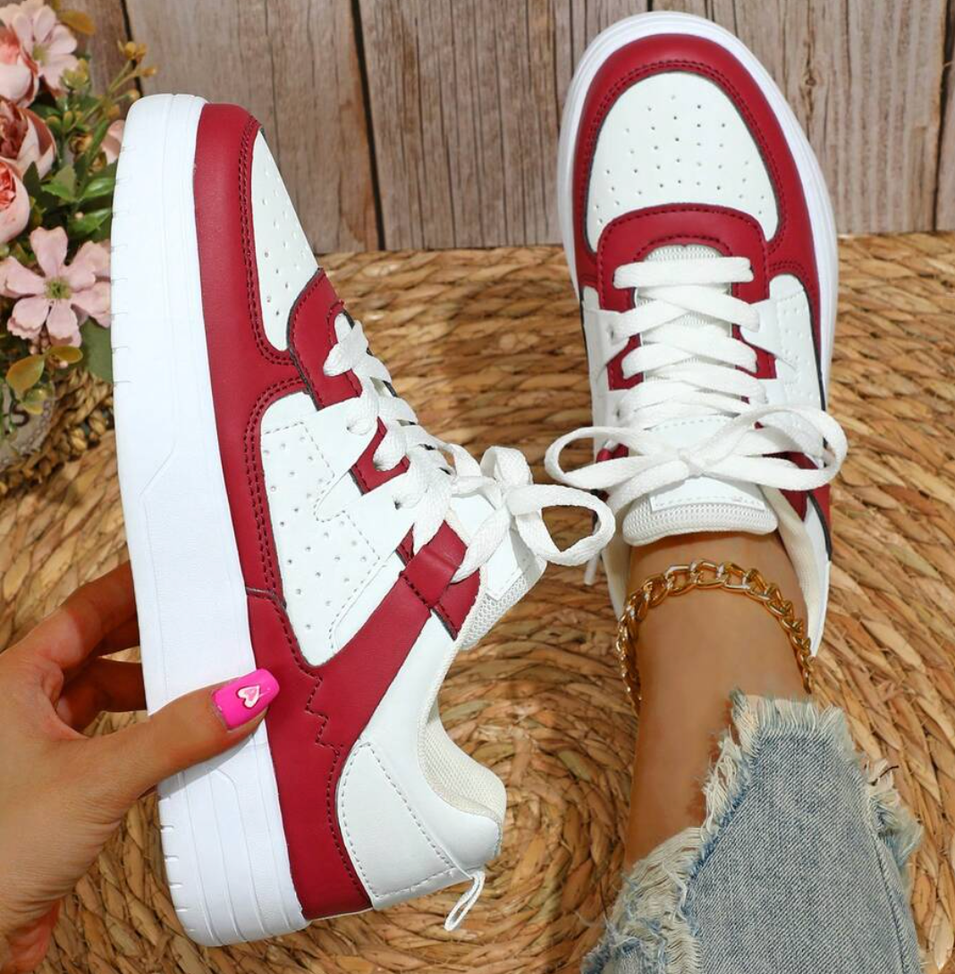 Dames sneakers met luipaardprint, in diverse kleuren, comfortabel en modieus, perfect voor elke outfit, een echte eyecatcher.