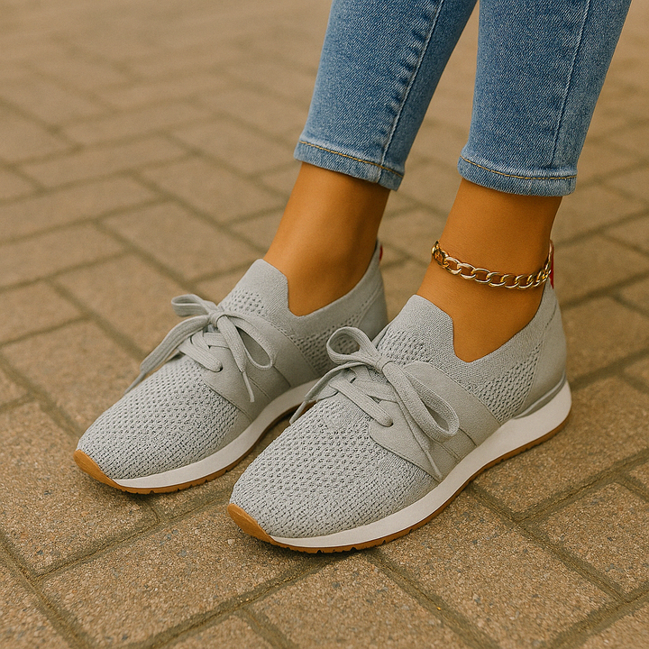 Modieuze dames sneakers in het zwart, ademend en lichtgewicht, perfect voor dagelijks gebruik en speciale gelegenheden, verkrijgbaar in diverse kleuren.
