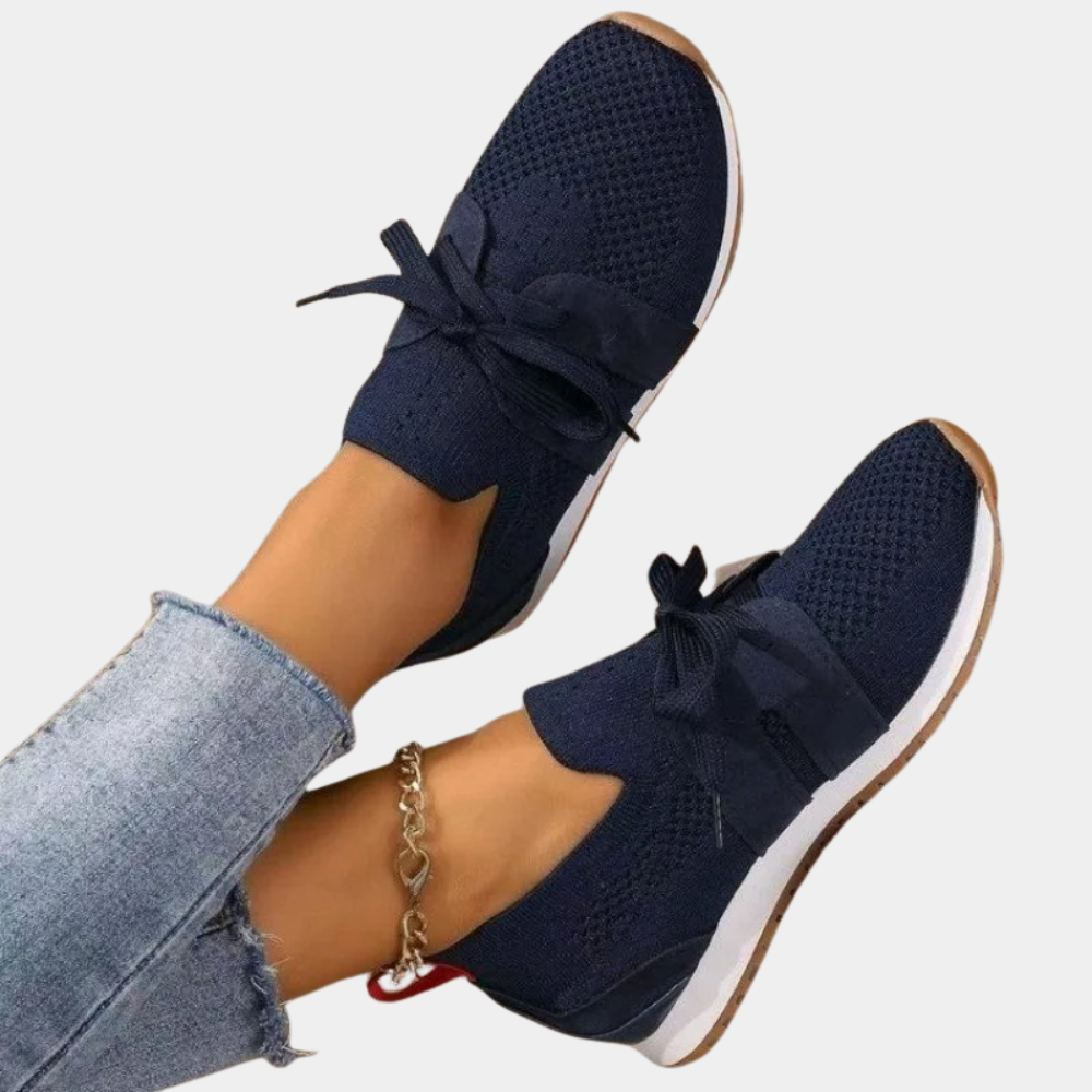 Modieuze dames sneakers in het zwart, ademend en lichtgewicht, perfect voor dagelijks gebruik en speciale gelegenheden, verkrijgbaar in diverse kleuren.