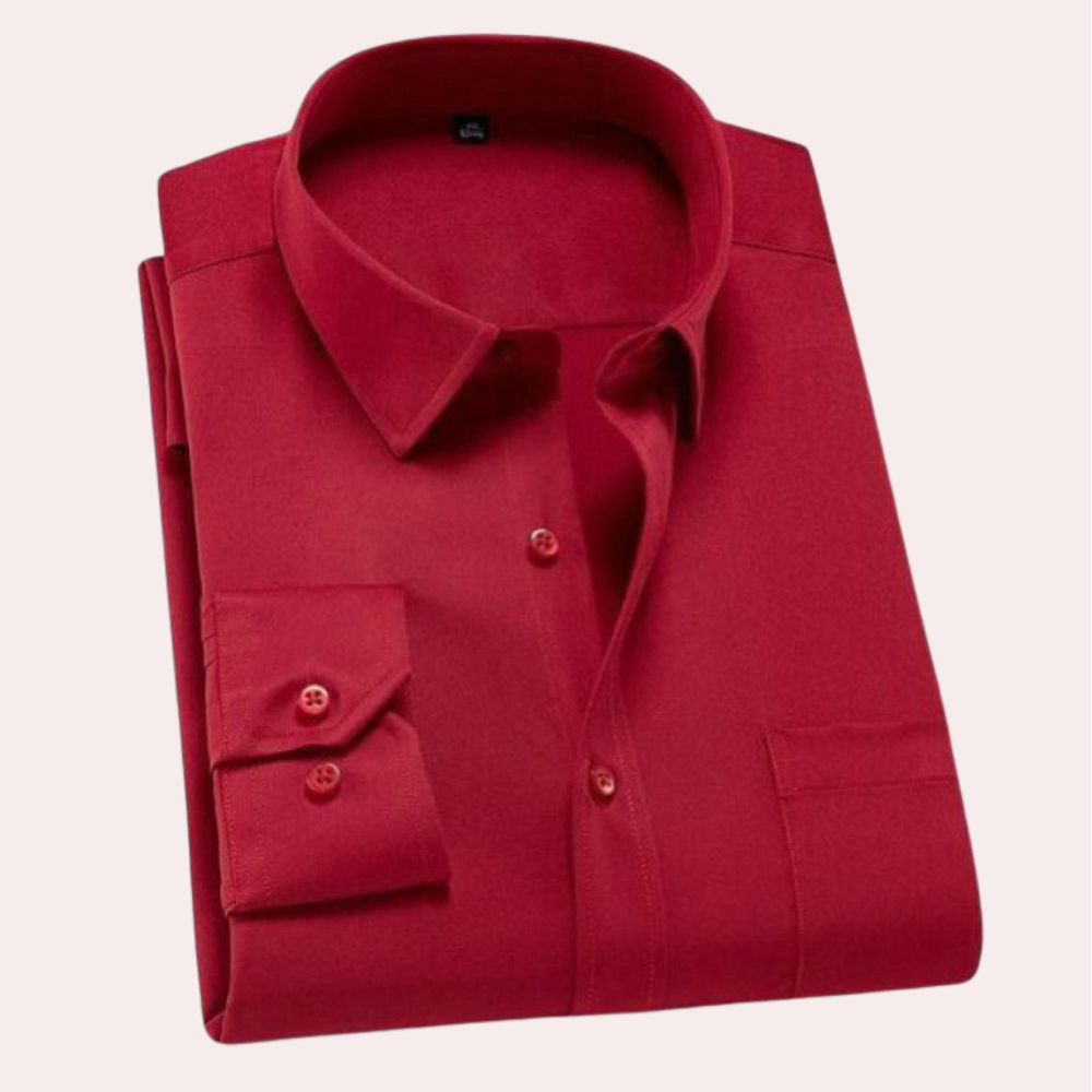 Elegant kreukvrij herenoverhemd Felix, ideaal voor een professionele zakelijke look met optimaal draagcomfort.