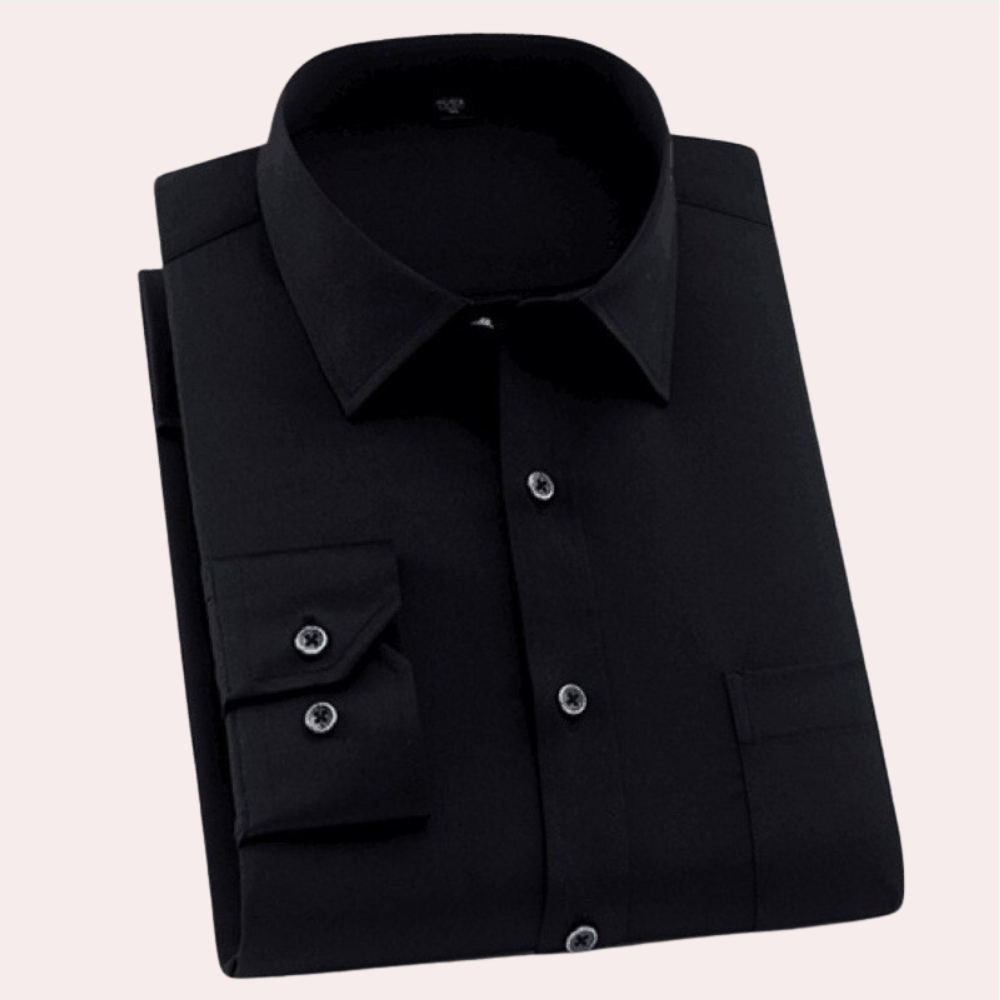 Veelzijdig Felix kreukvrij herenoverhemd, essentieel voor elke mannenmode collectie, biedt comfort en stijl.