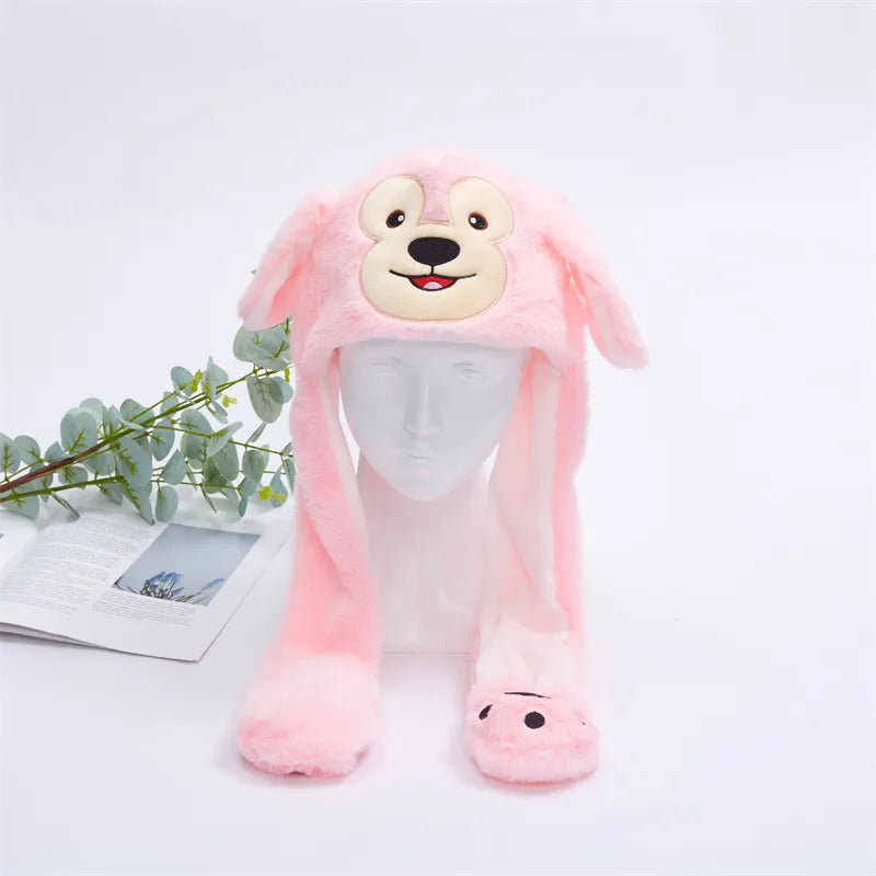 Hazenmuts met Bewegende Oren voor Dames