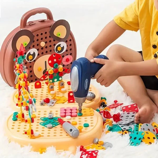Montessori bouwset kinderen: educatief speelgoed stimuleert creativiteit, fijne motoriek & STEM vaardigheden. Ideaal voor ontwikkeling.