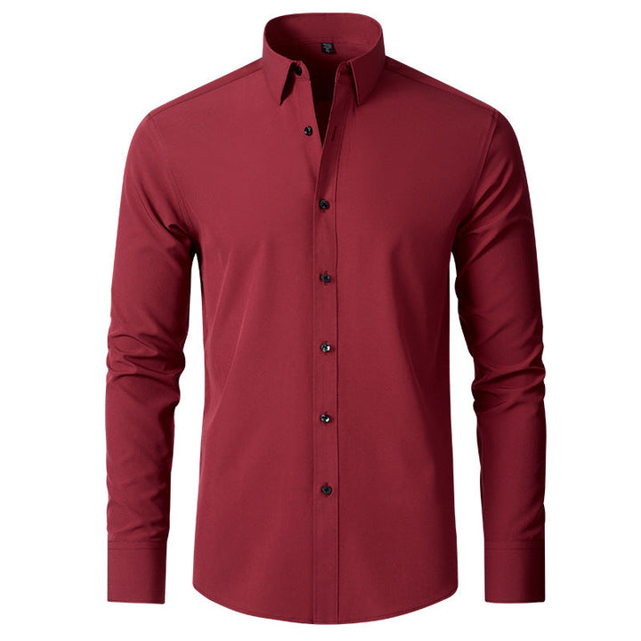 Fris heren overhemd, kreukvrij en met stretch. Voor een onberispelijke look van 's ochtends vroeg tot 's avonds laat.