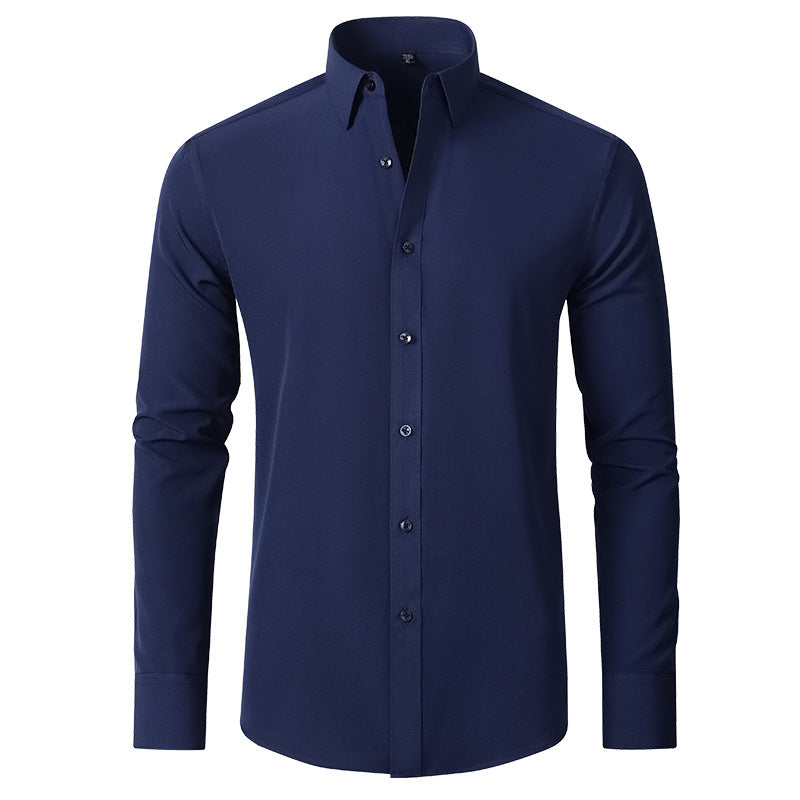 Comfortabel heren overhemd, anti-kreuk en stretch voor een altijd frisse uitstraling. Veelzijdig en tijdloos.