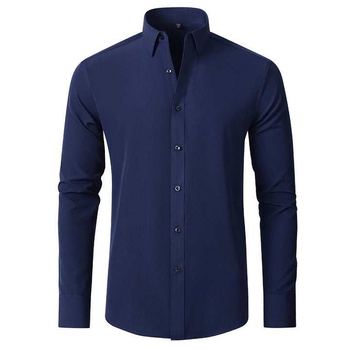 Comfortabel heren overhemd, anti-kreuk en stretch voor een altijd frisse uitstraling. Veelzijdig en tijdloos.