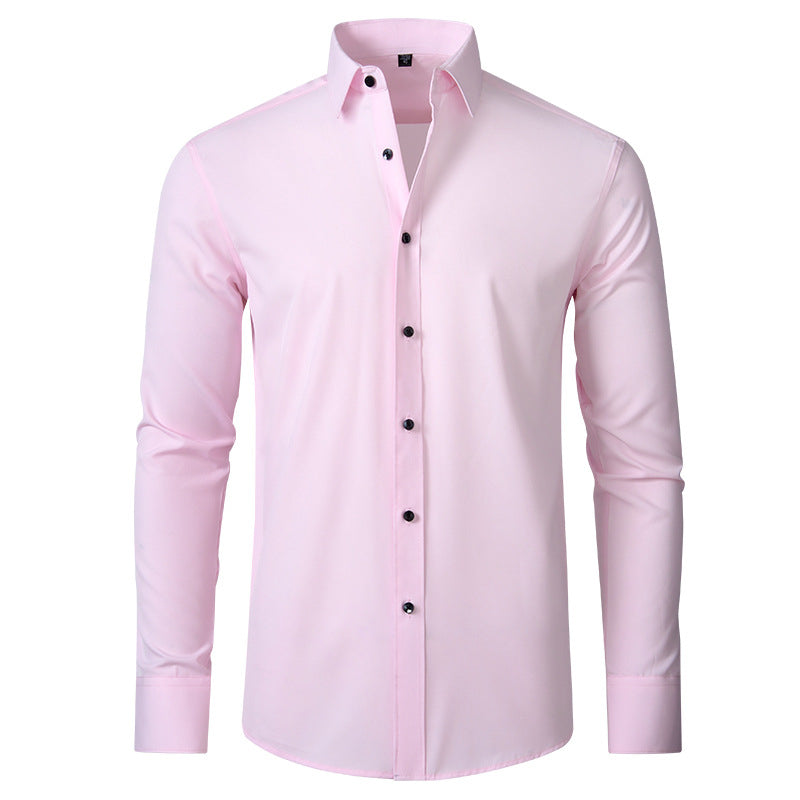 Casual heren overhemd, kreukvrij en met stretch. Makkelijk te combineren, ideaal voor een relaxte stijl.